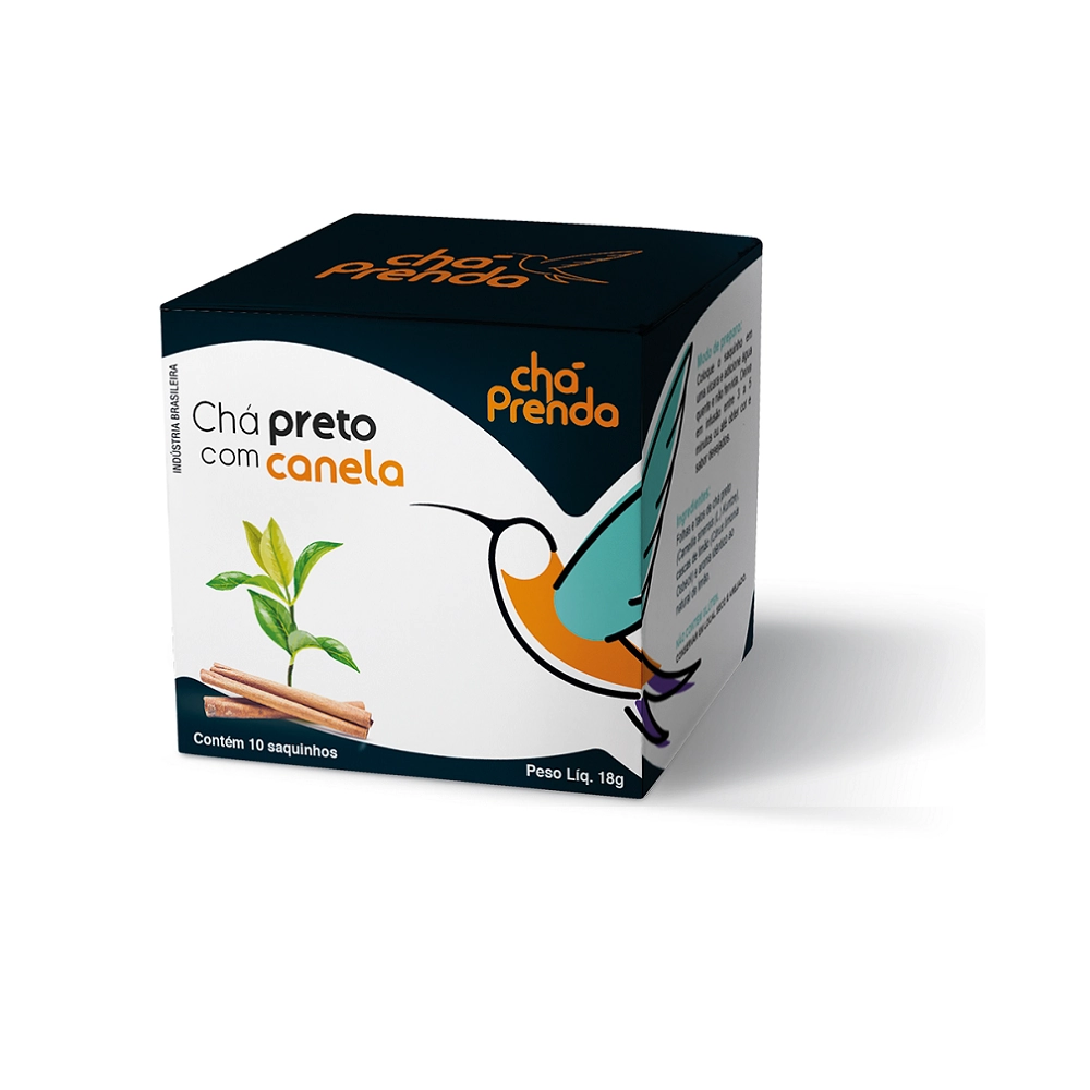 Cha Prenda 10unidade Preto Canela
