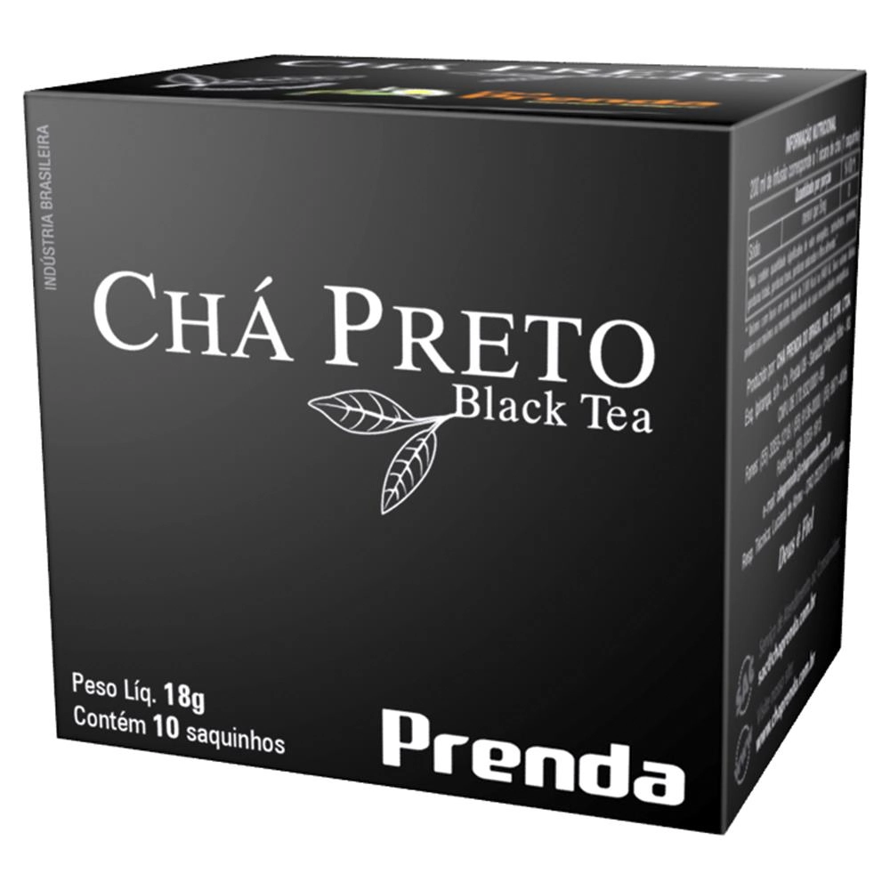 Cha Prenda 10unidade Saq Preto