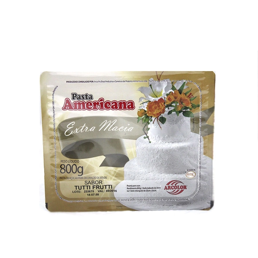 Pasta Americana Arcolor Tutti Fru 800g