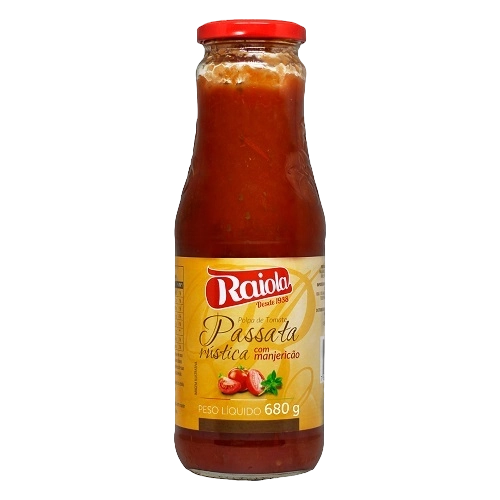 Passata Rustica Raiola 690g C/manjericao