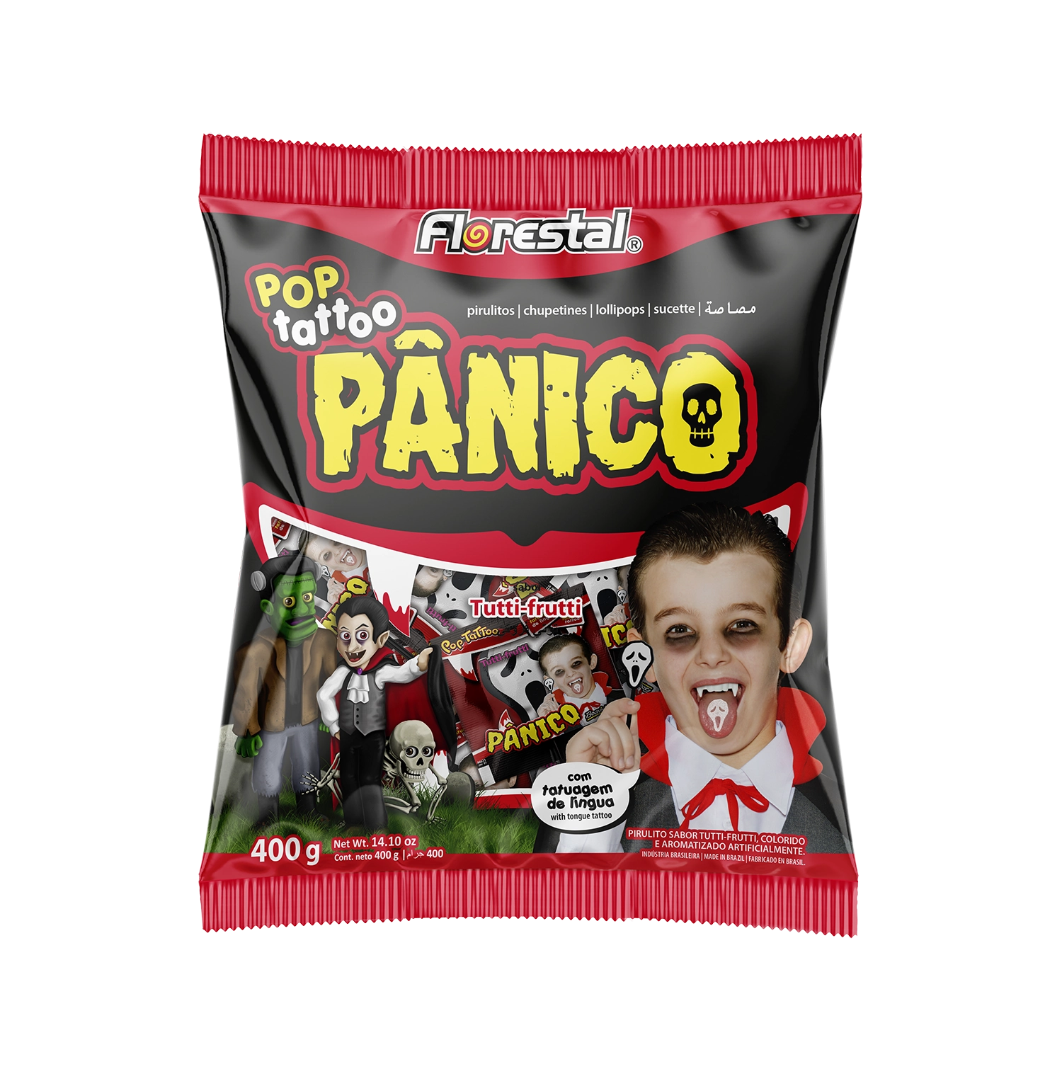 Pirulito Pop Tattoo Panico