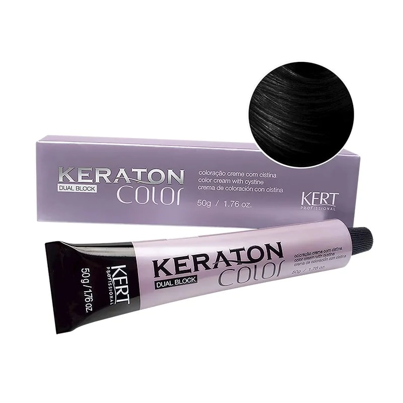 Coloracao Individual Permanente Kert Keraton Color Dual 1.0 50g