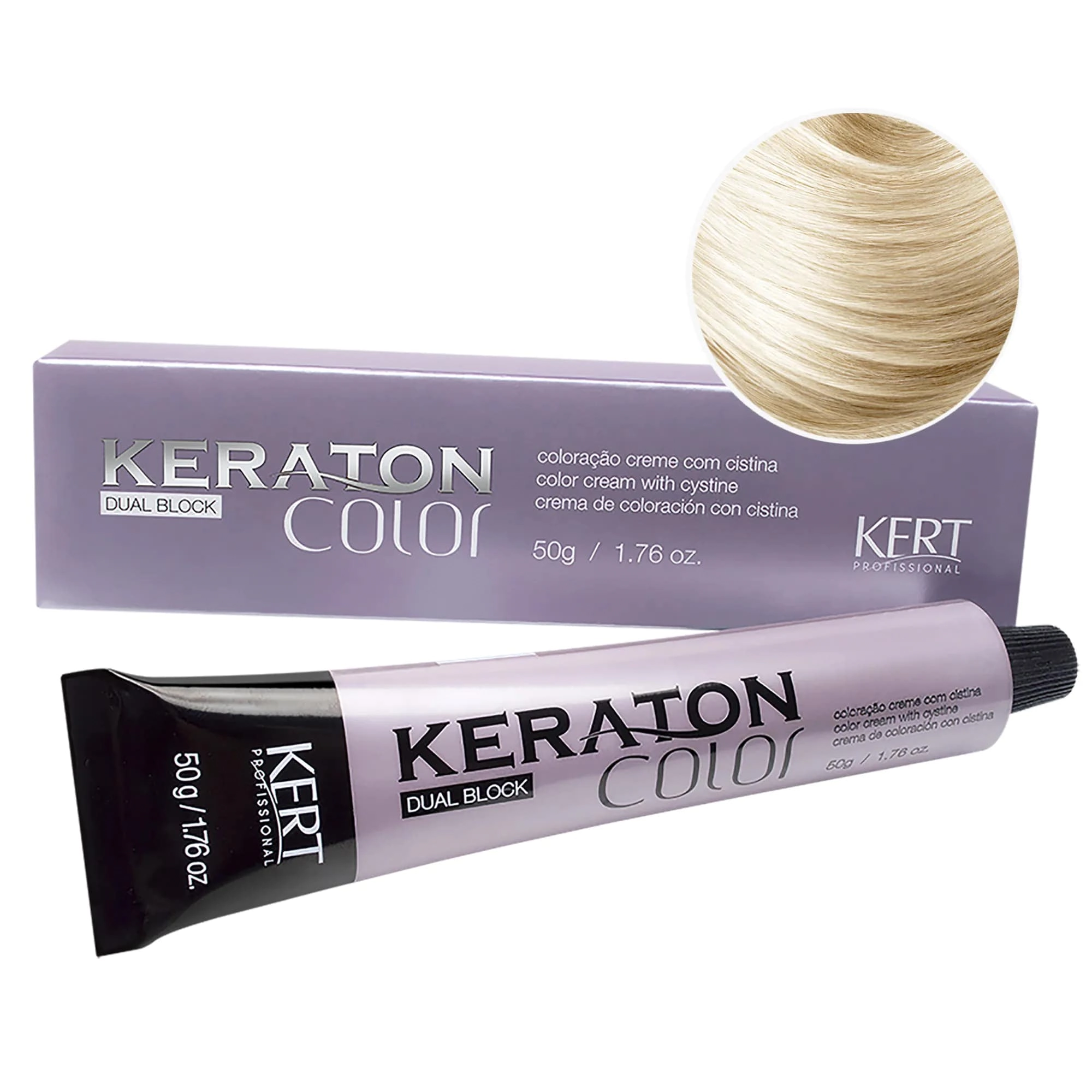 Coloracao Individual Permanente Kert Keraton Color Dual 12,89 50g