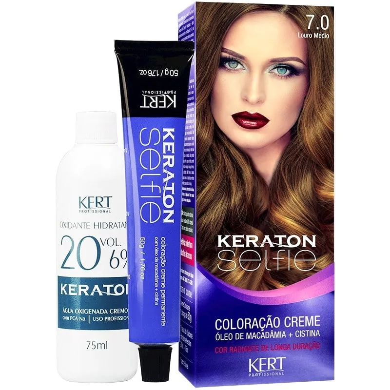 Tint Keraton Selfie 50g N. 7.0 Lro Med