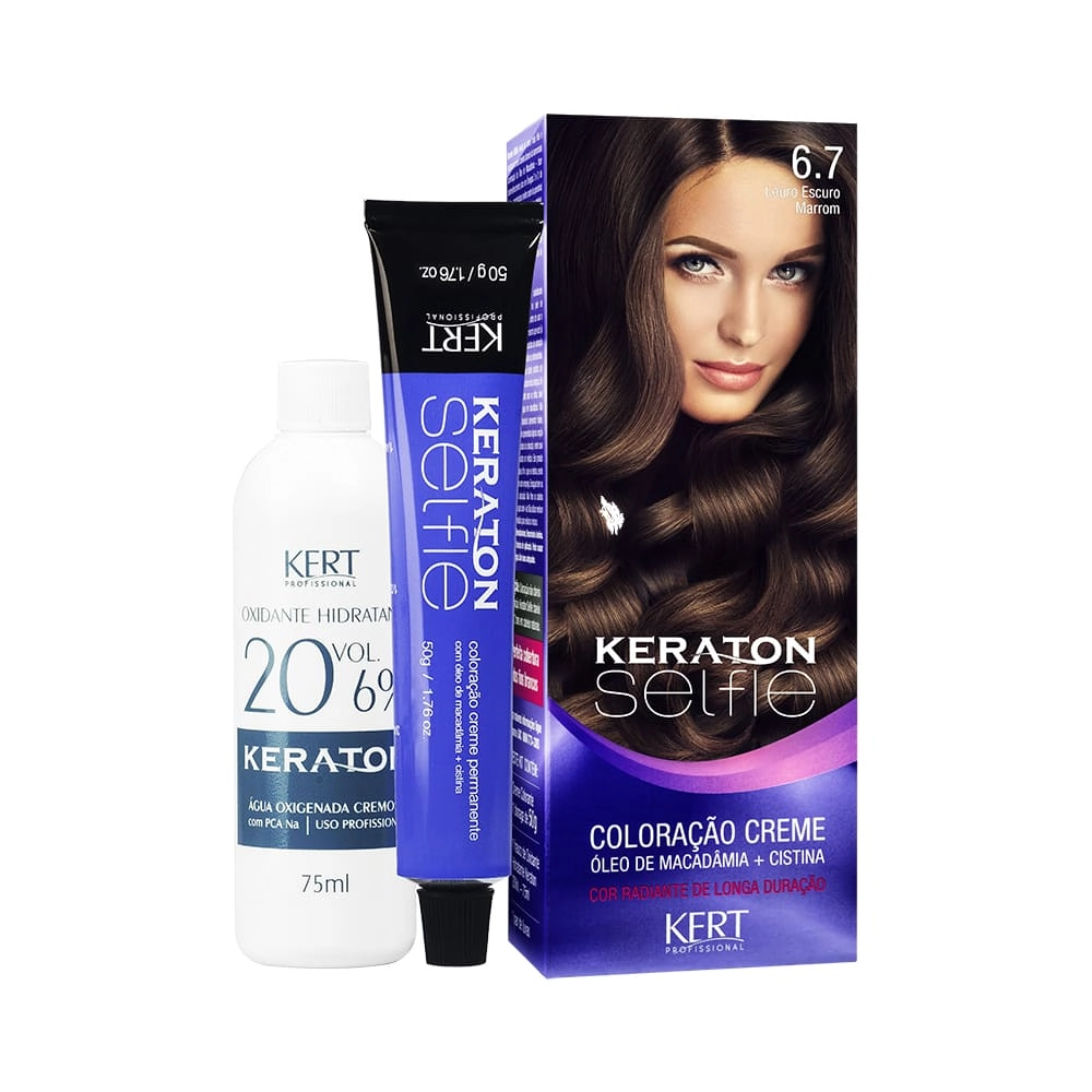 Tint Keraton Selfie 50g N. 6.7 Lro Esc Marrom