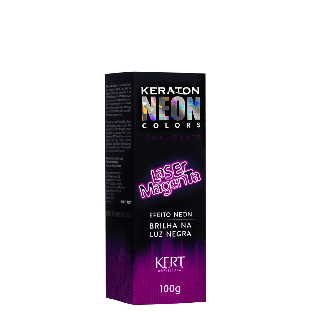 Tonalizante Color Keraton Neon Colors Magenta Laser 100g