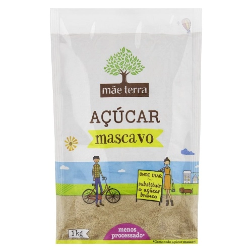 Açúcar Mascavo Mãe Terra Pacote 1kg