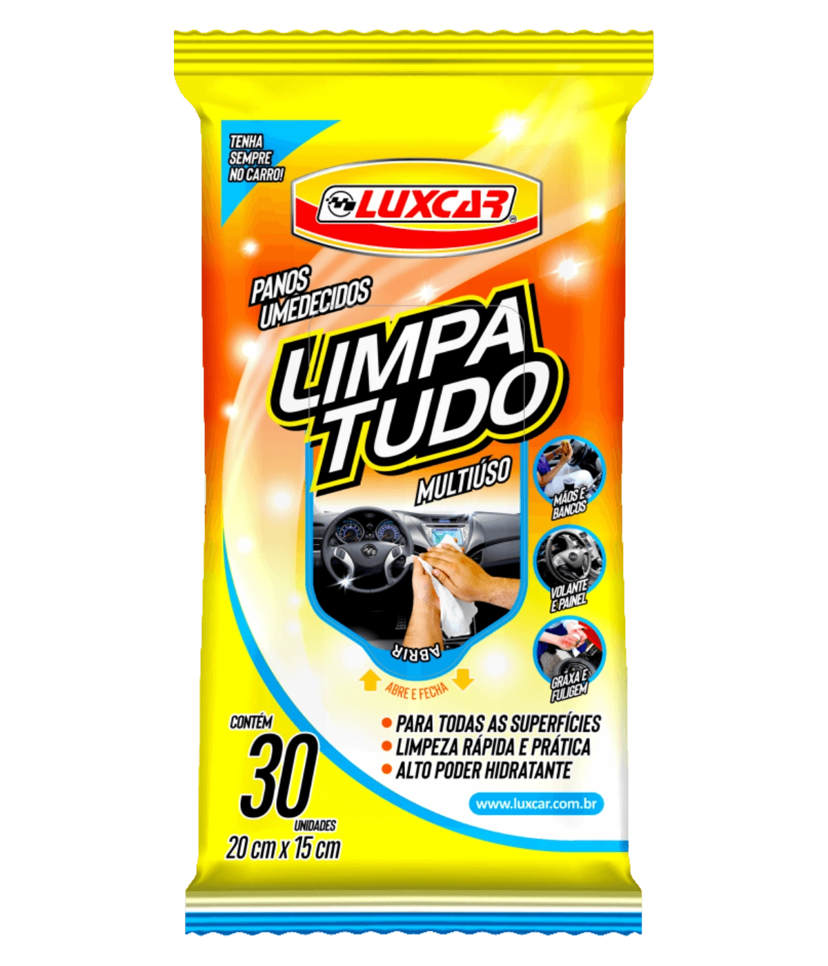 Pano Limpa Tudo Umedecidos 4729 Luxcar