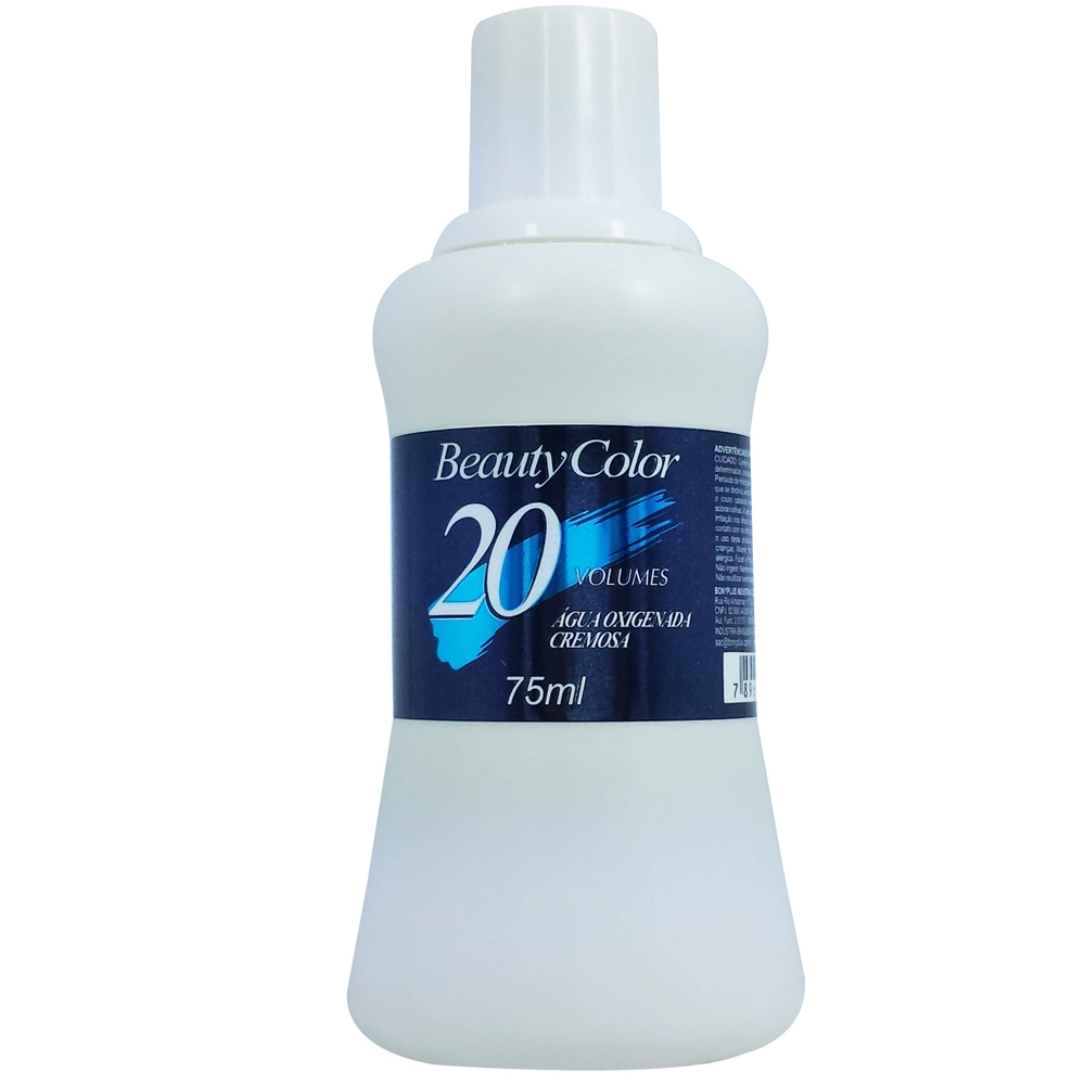 água Oxigenada 20 Volumes Cremosa Beautycolor Frasco 67,5ml