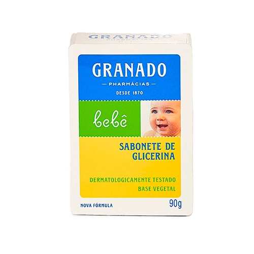 Sabonete Barra De Glicerina Granado Bebê Caixa 90g