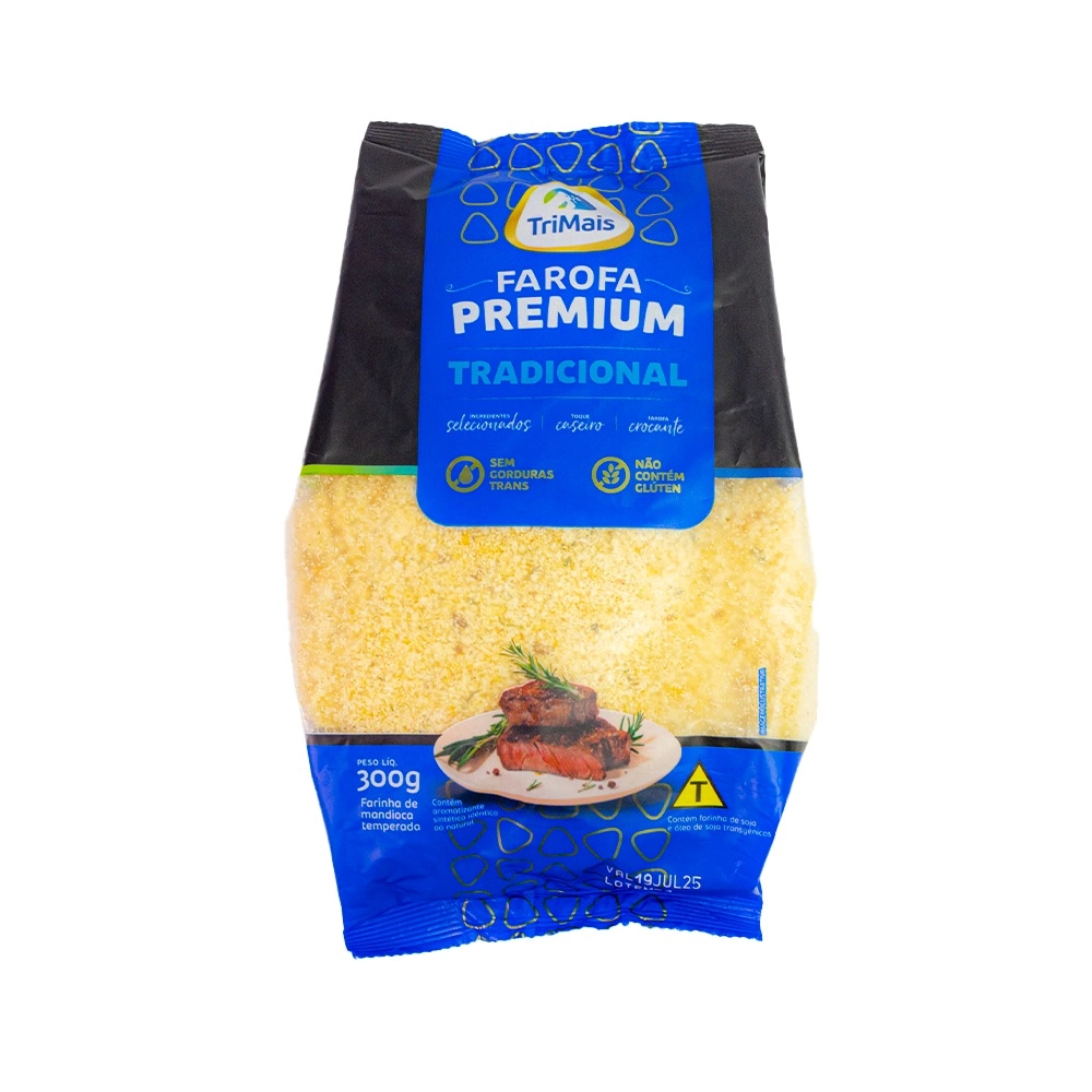 Farofa Tradicional Trimais 300 G