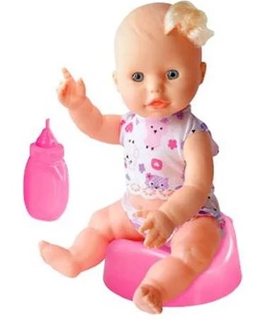 Brinq Apolo Boneca Mandinha Faz Pipi
