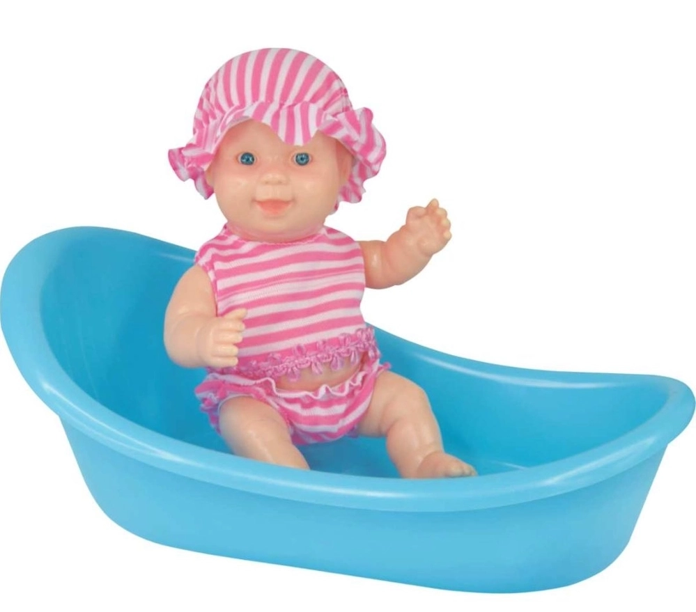 Mini Boneca Na Banheira Apolo