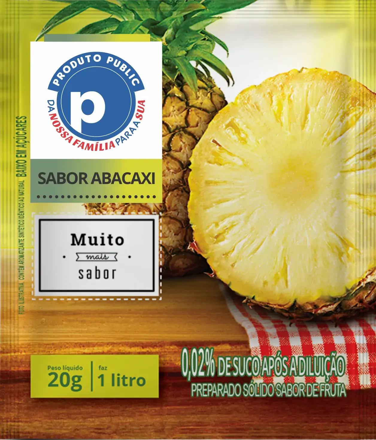 Refresco Po Public 20g Abacaxi