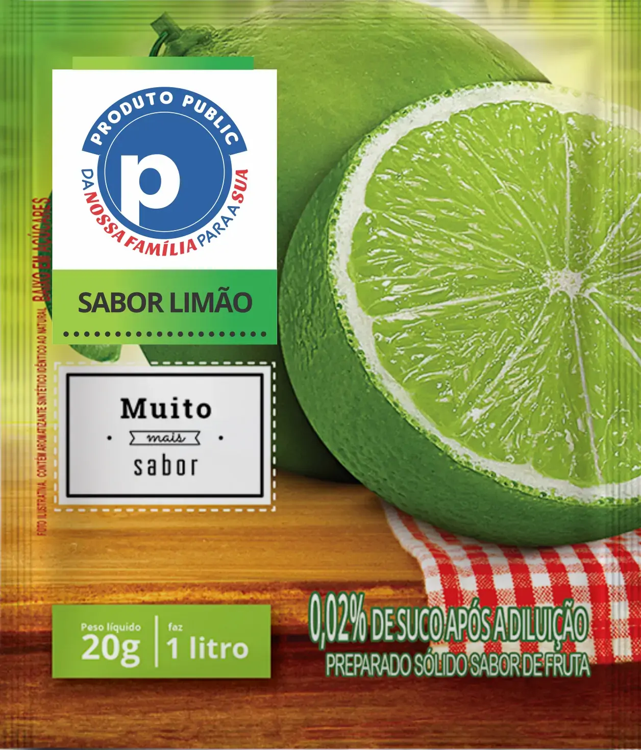 Refresco Po Public 20g Limao