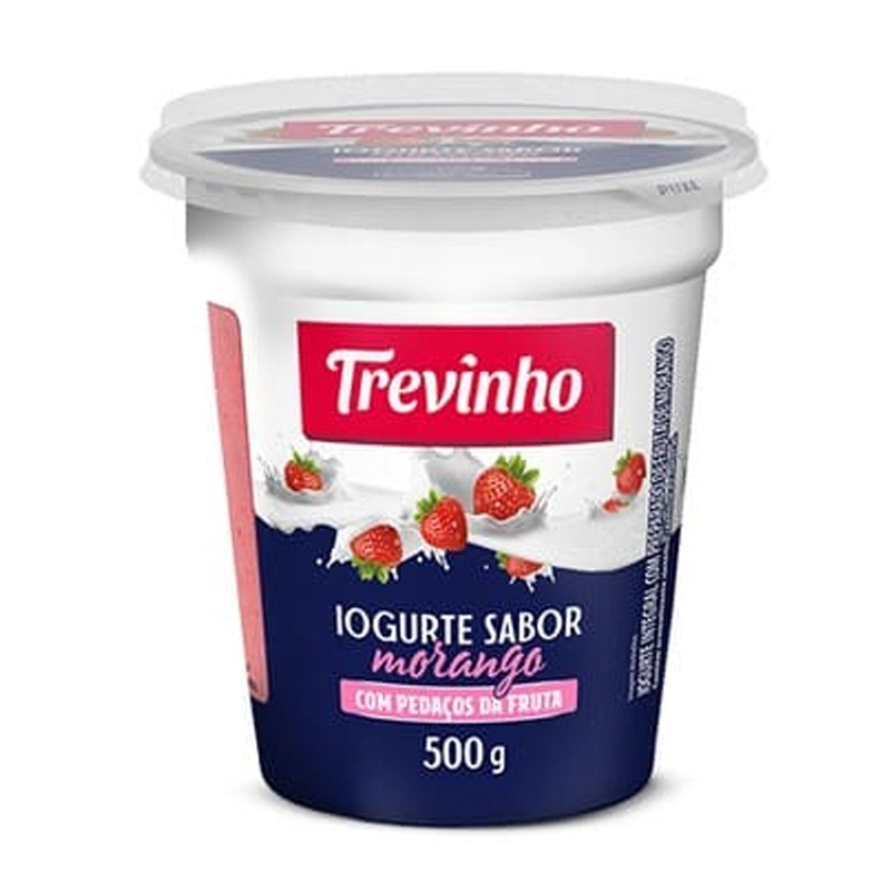 Iogurte Trevinho Pedacos 400g Morango