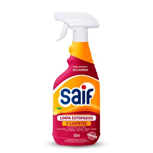 Limpa Estofados E Carpetes Líquido Lemon Spree Saif Frasco 500ml