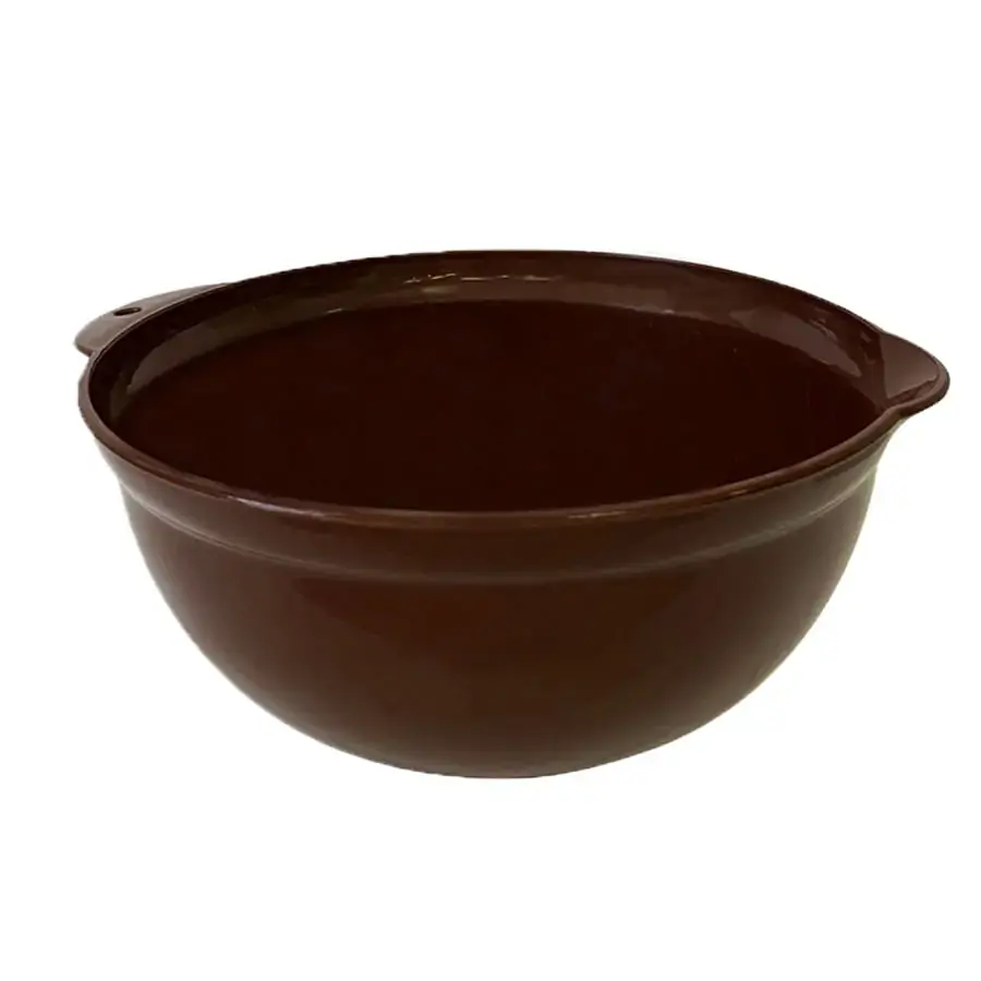 Bowl Plast Super Res Marrom 22cm 2.5 L Injetemp