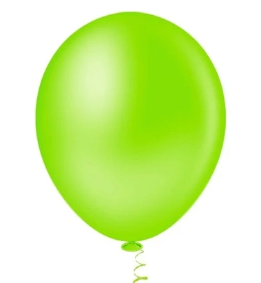 Balao Pic 5 Liso Red Verde Limao C/50