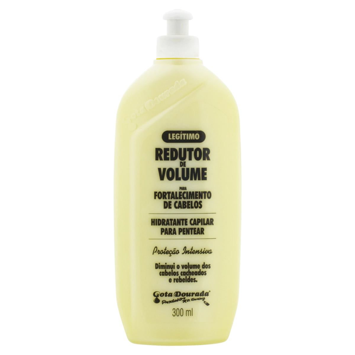 Creme Para Pentear Redutor De Volume Gota Dourada Fortalecimento Frasco 300ml
