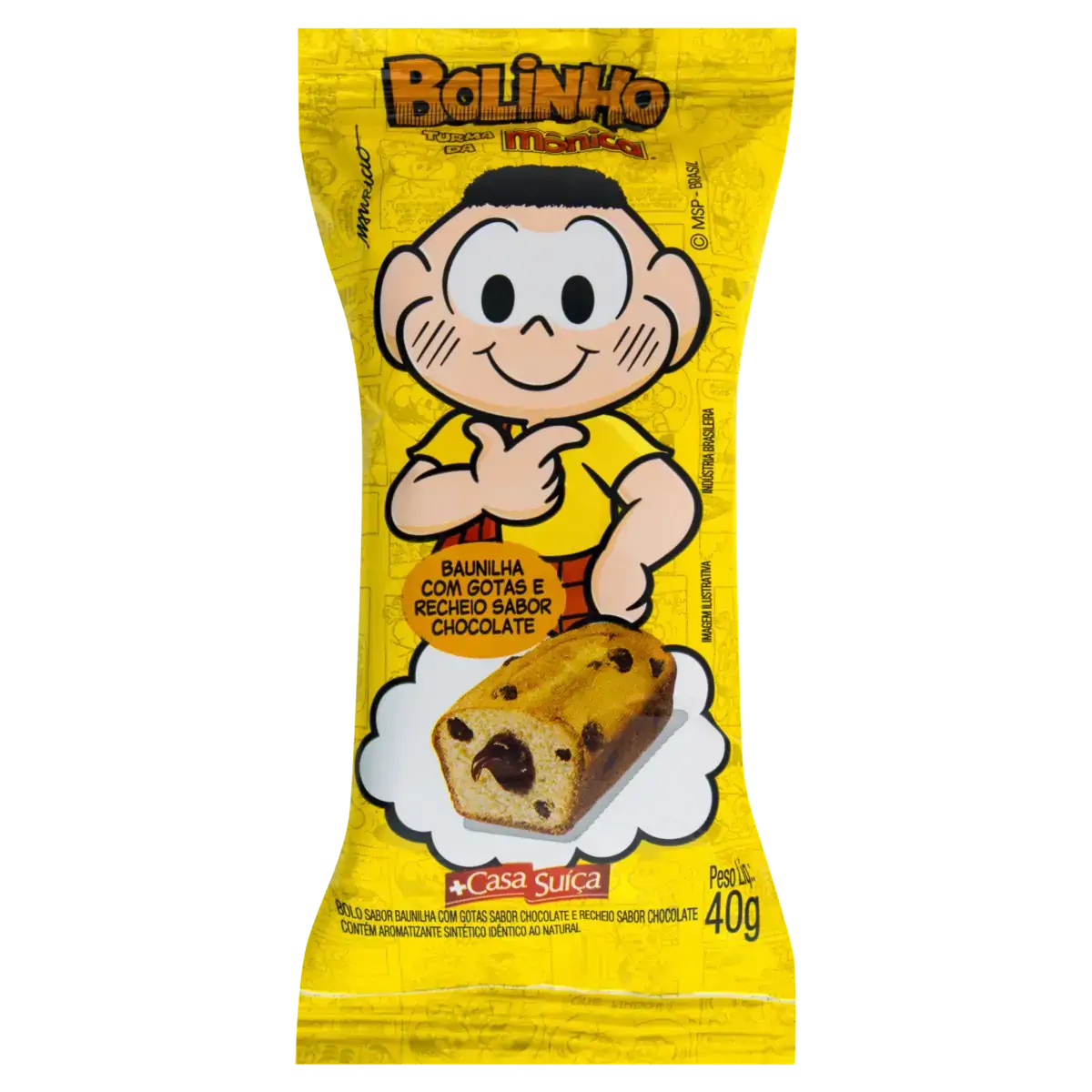 Bolinho Casa Suica T Monica Gotas Chocolate