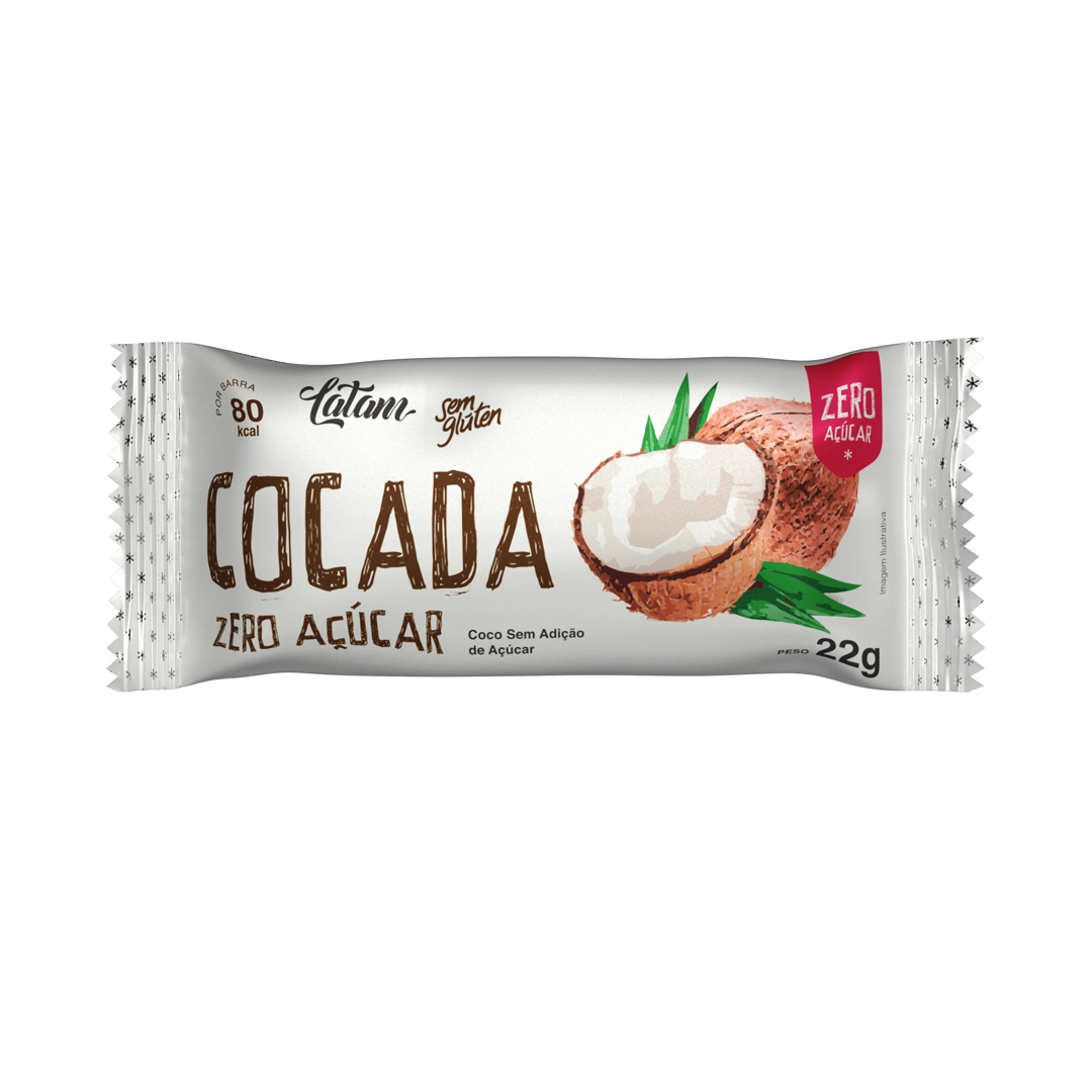 Cocada Latam Zero Acucar C/22g