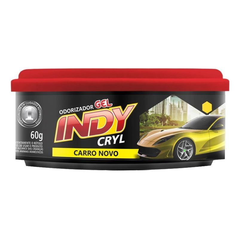 Odorizador Gel Indy Cryl Carro Novo