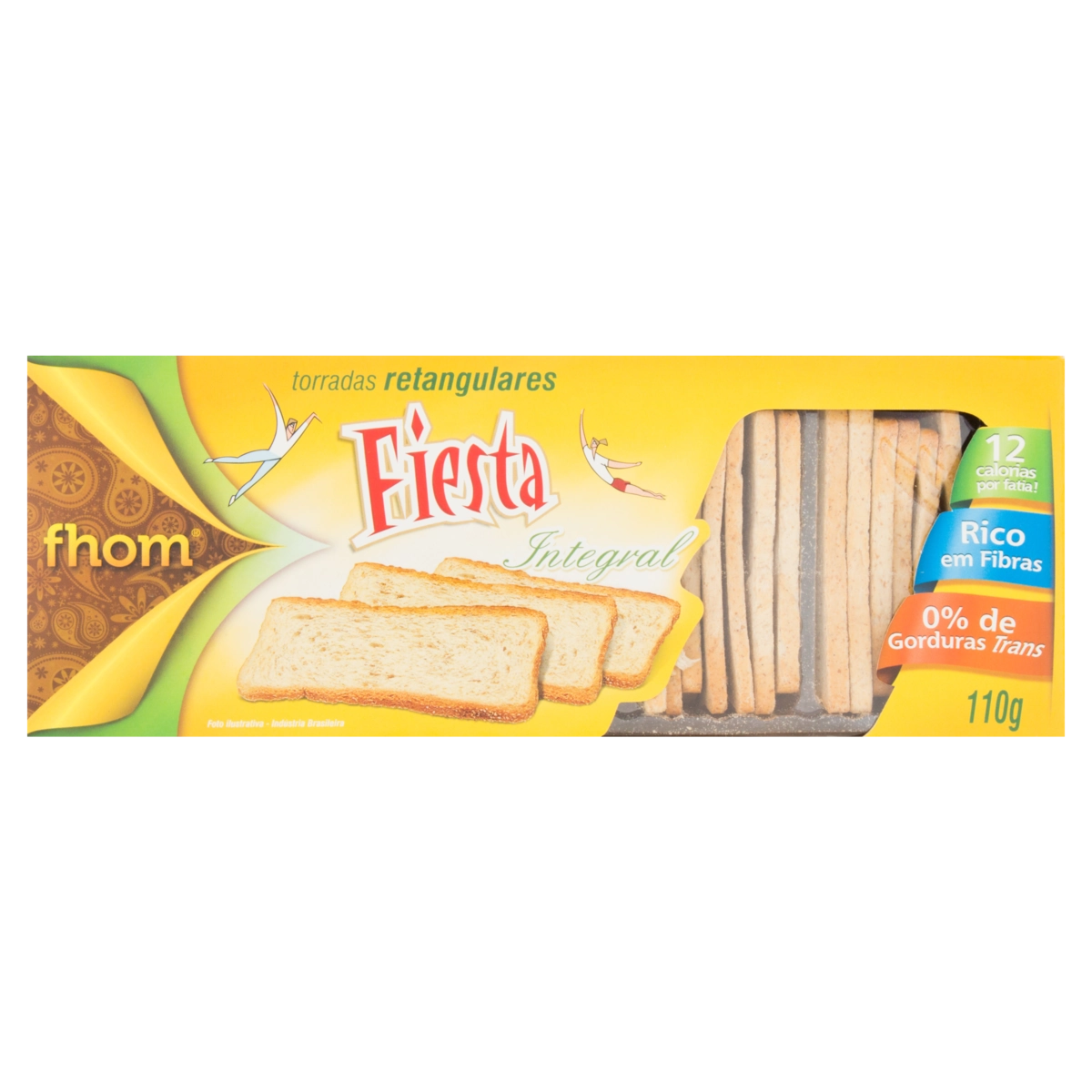 Torrada Integral Fhom Fiesta Caixa 110g