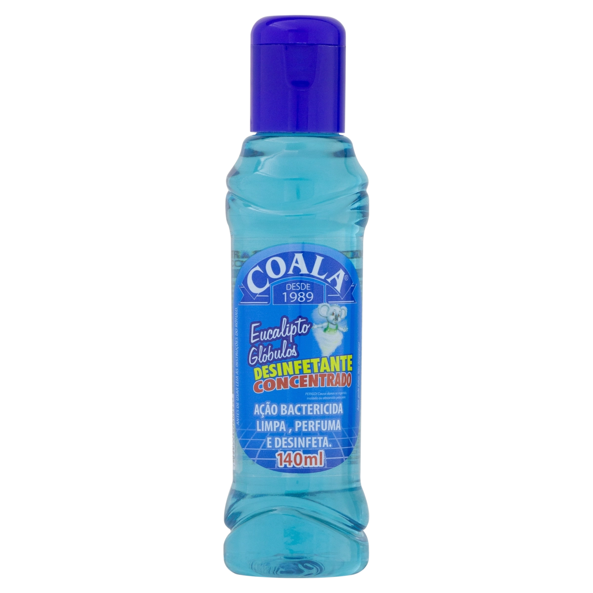 Desinfetante Uso Geral Concentrado Eucalipto Glóbulos Coala Frasco 140ml