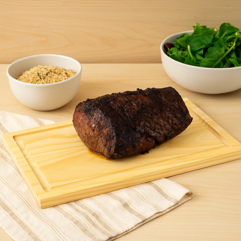 Tabua Churrasco Pinus Retangular 40x22x1,6cm 1176 Stolf