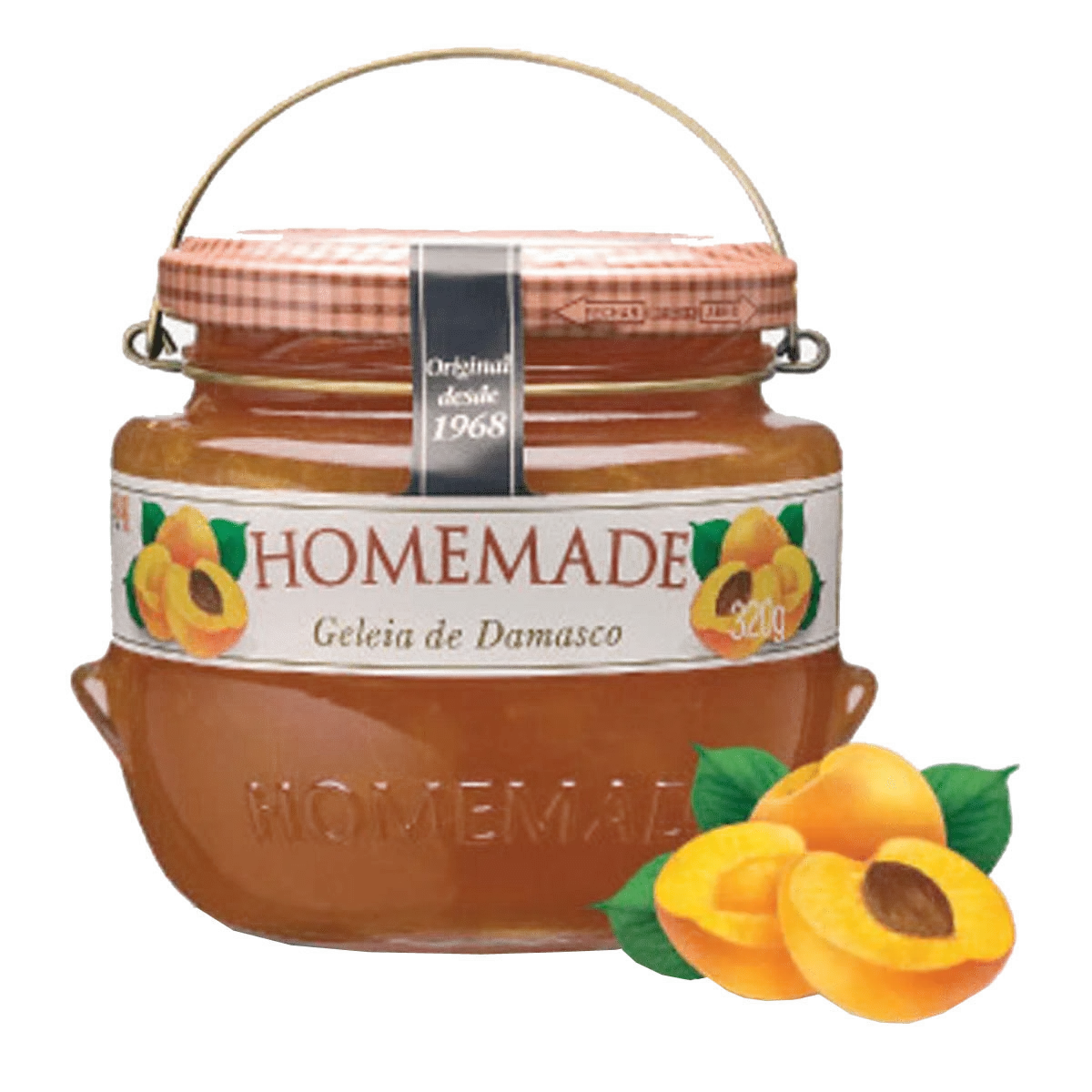 Geleia Homemade Premium 320gr Damasco
