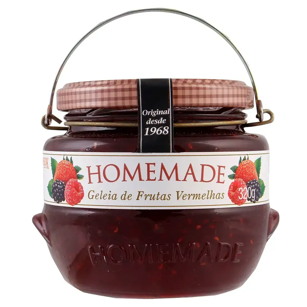 Geleia Homemade Premium 320gr F Vermelhas