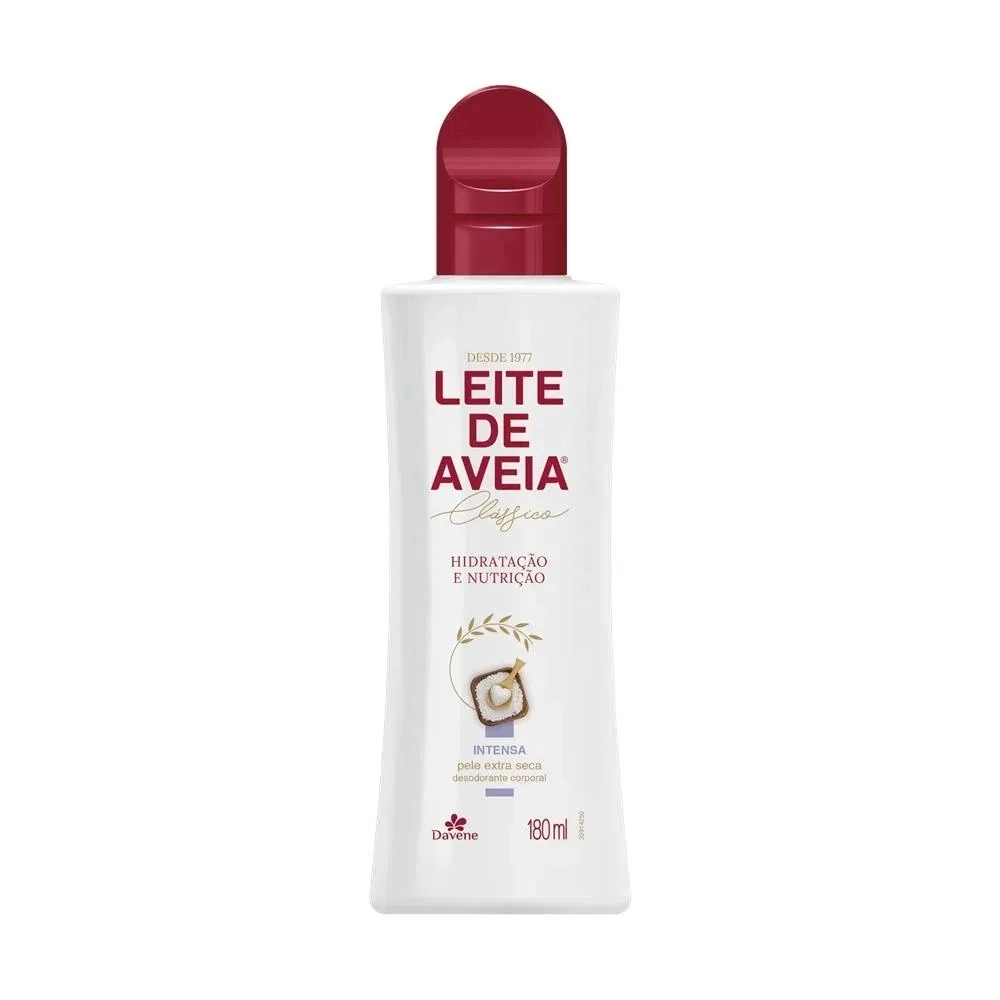 Desodorante Hidratante Corporal Intensa Davene Leite De Aveia Clássico Frasco 180ml