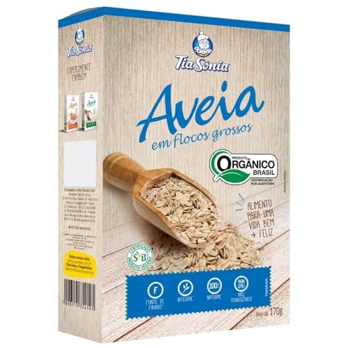 Aveia Tia Sonia 170g Flocos Grossos Organicos