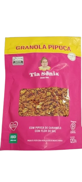 Granola Tia Sonia Pipoca 120g