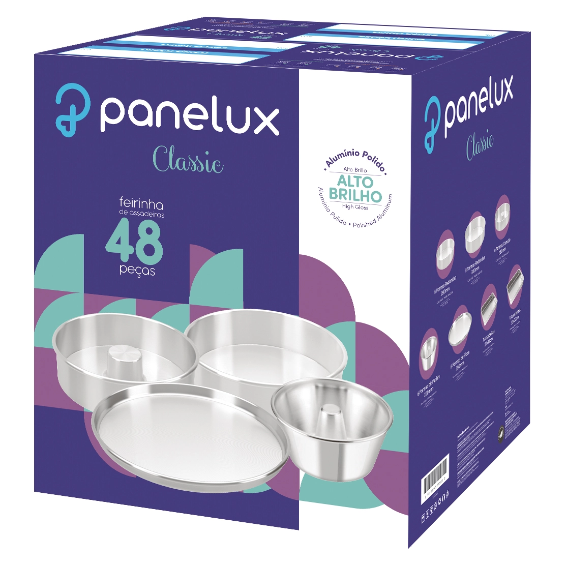 Feirinha 48 Pcs Panelux Polida