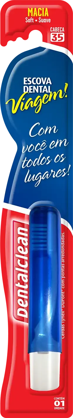 Escova Dental Macia Dentalclean Viagem