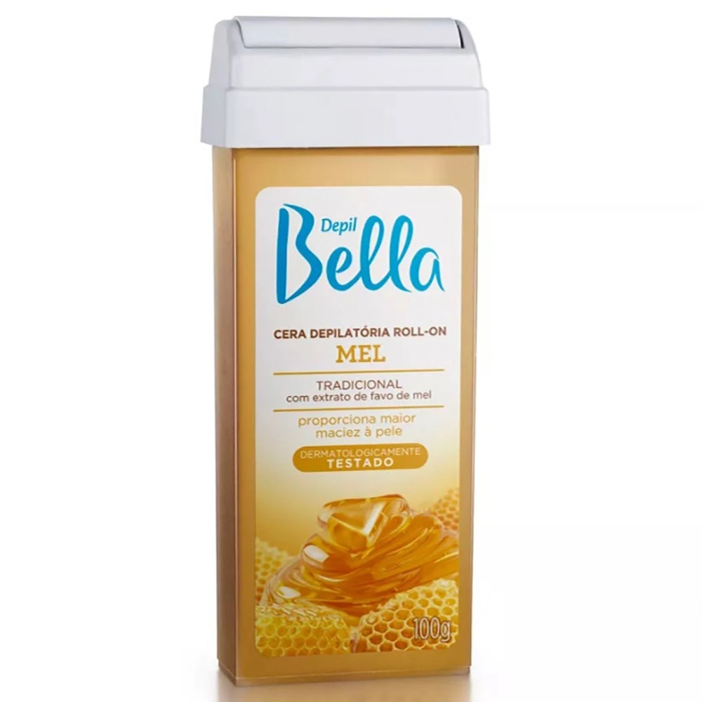 Cera Depil Bella Roll On Mel De Abelhas