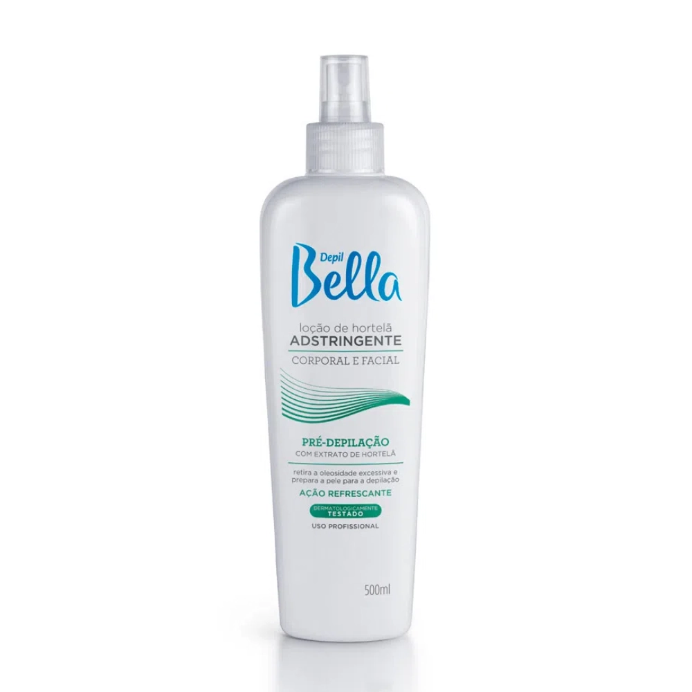 Locao Adstringente Hortelã Depil Bella 500ml