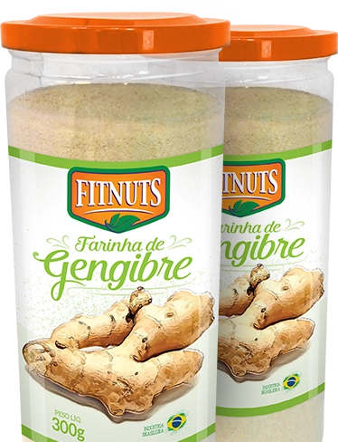 Farinha Fitnuts 300g Gengibre