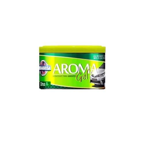 Odorizador Gel De Autos E Ambientes Citrus Rodabrisa Aroma Gel Pote 60g
