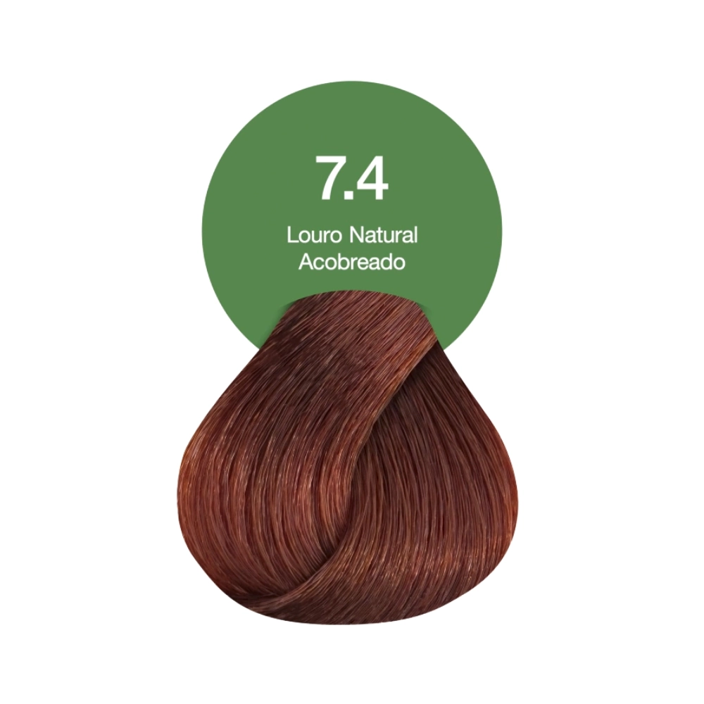 Acquaflora Tint Vegana N. 7.4 Lro Nat Acobreado