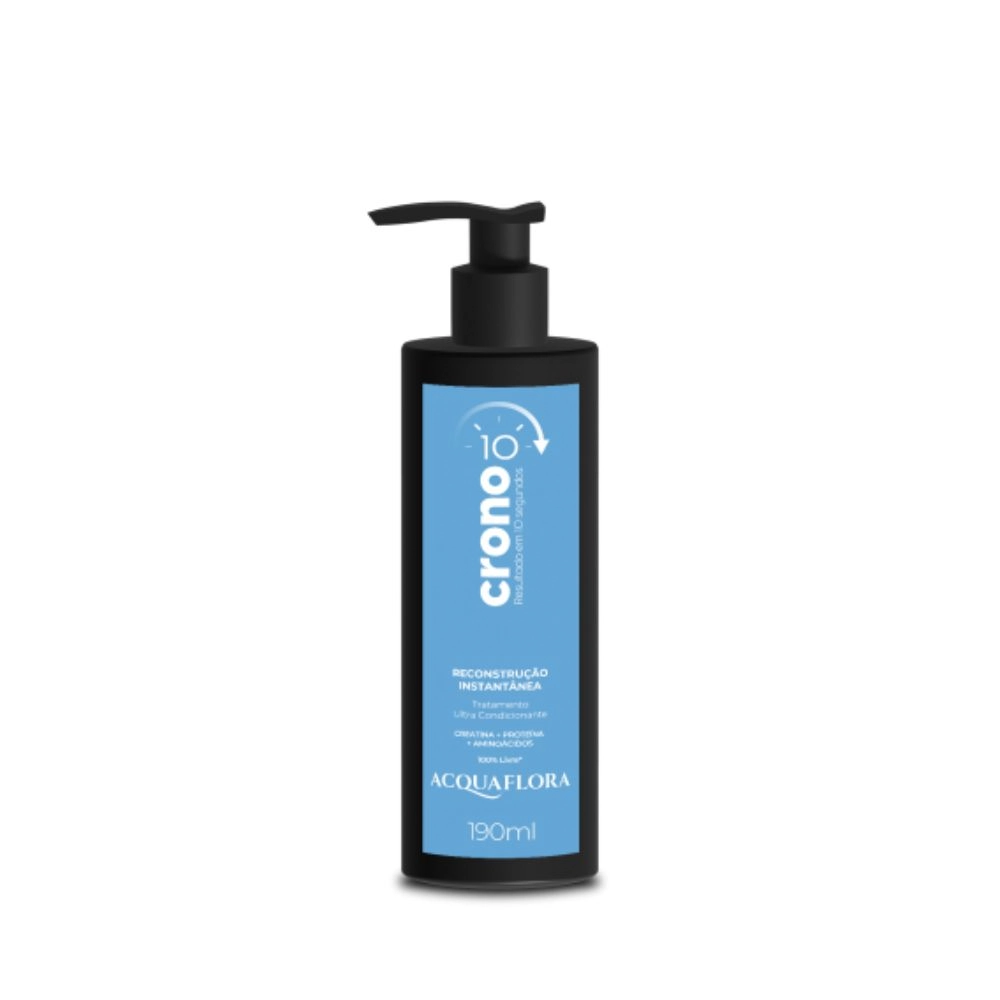 Trat Ultra Condic Crono 10 Acquaflora 190ml Reconstrucao Instantanea