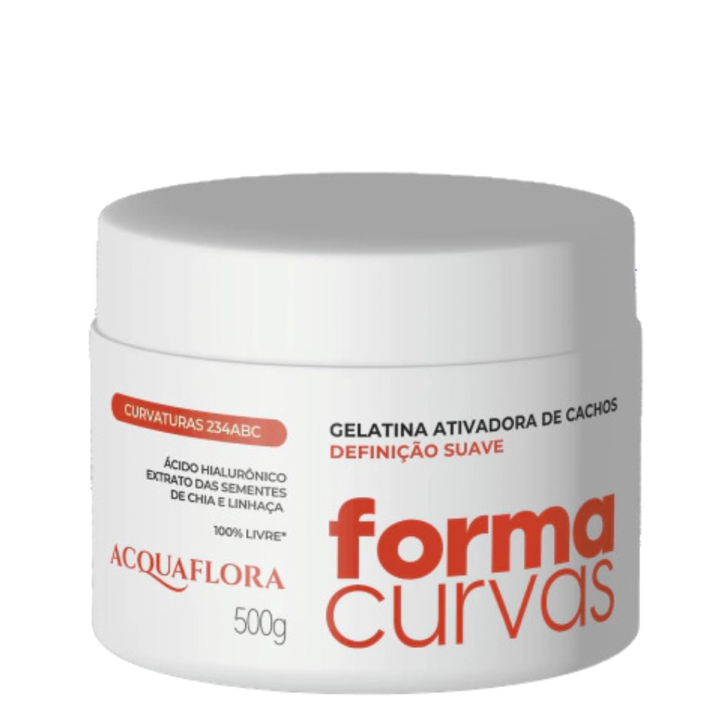 Gelat Acquaflora 500g Forma E Curvas Ativ Cachos