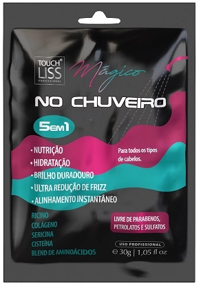 Selante No Chuiveiro Touch Liss 30g Sache Touch Curls