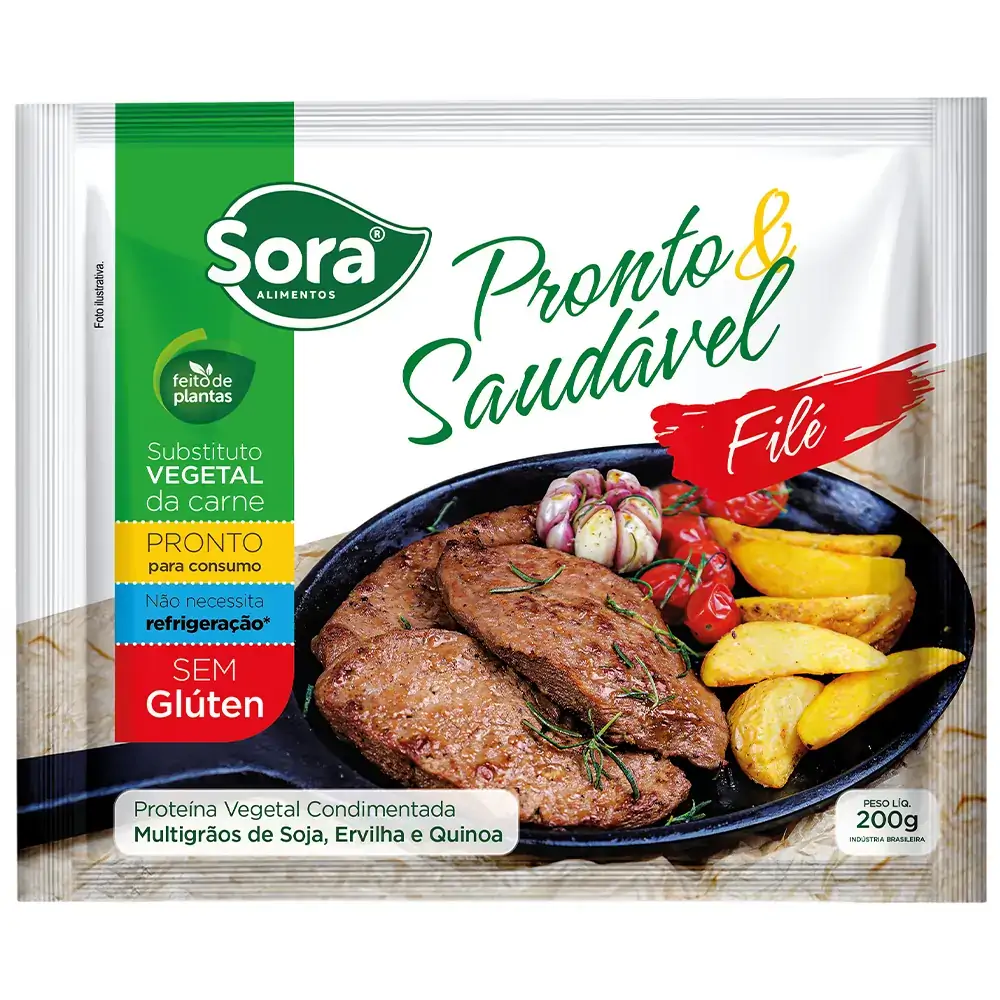 Proteina Vegetal Sora Pronto Saudavel File 200g