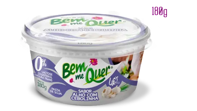 Pasta Soja Bem Me Quer 180gr Alho/cebolinha