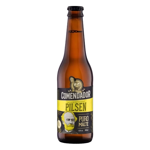 Cerveja Comendador Pilsen L.neck 355ml
