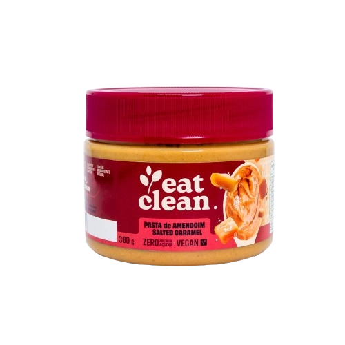 Pasta De Amendoim Salted Caramel Zero Lactose Eat Clean Pote 300g