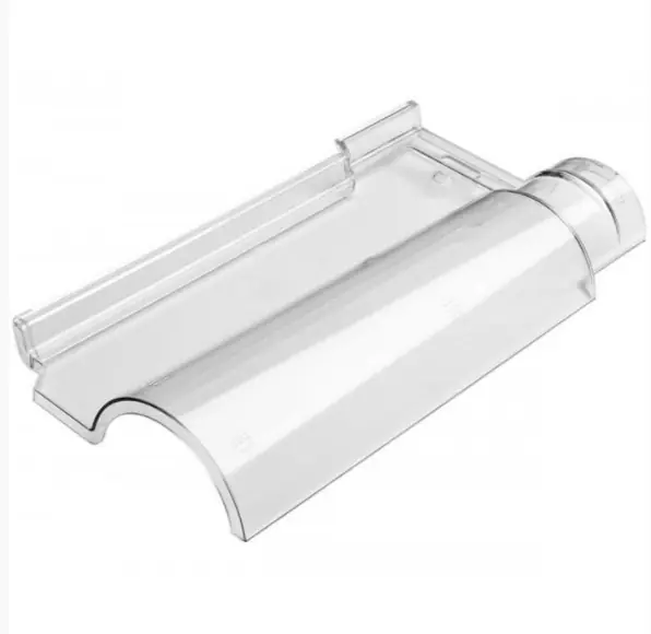 Telha Portuguesa Cristal Prismalux - Anti-uv E Anti Chama(telha Plástica Transparente)( Cx 15 Unid.)